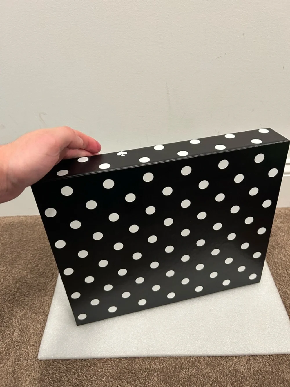 Kate spade leatherette polka dot desk tray organizer